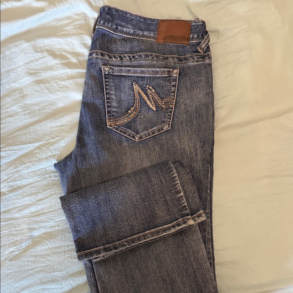 Maurices Classic Straight Leg Jeans in Medium Blue Wash